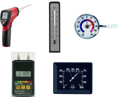 Feuchtigkeits- und Temperaturmessgeräte