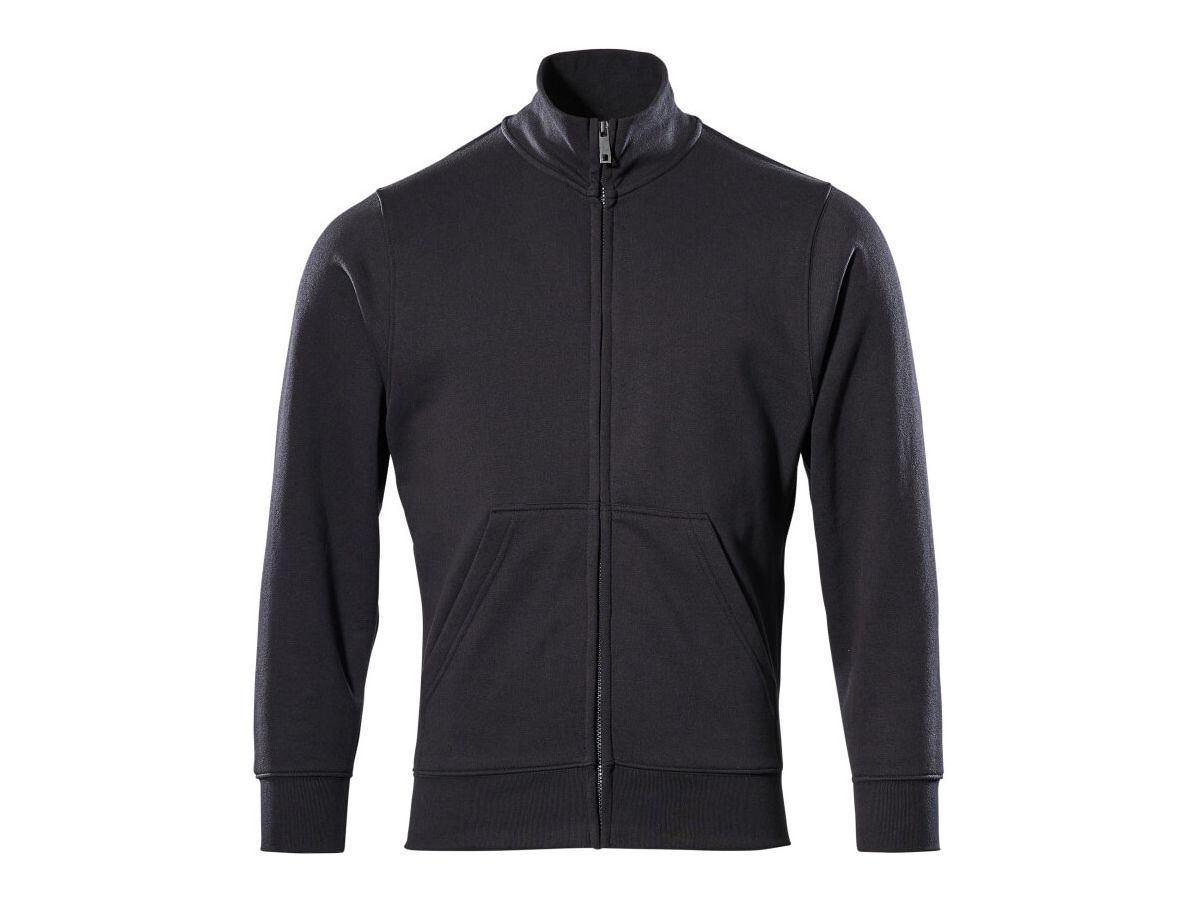 Lavit Sweatshirt schwarz, Gr. XS - 100% CO, 220 g/m², mit Reissverschluss