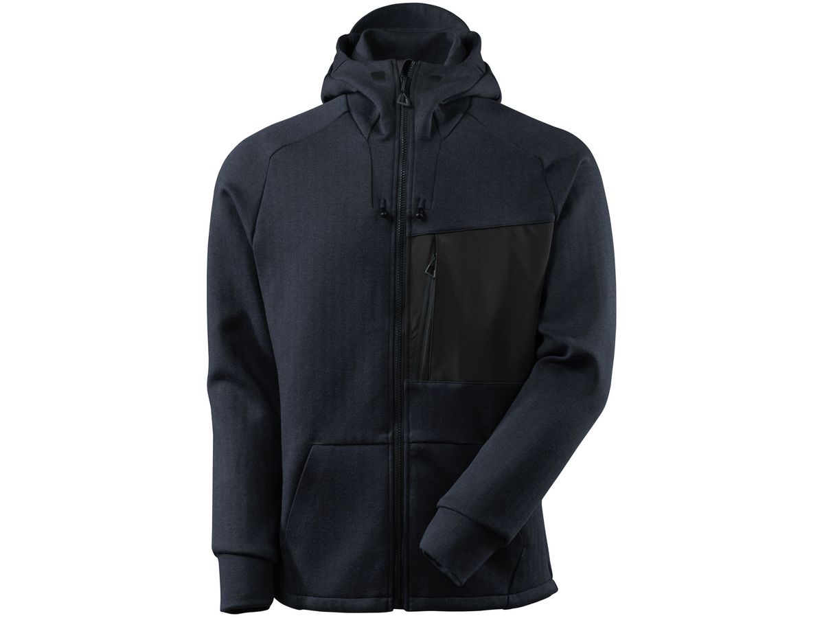 MASCOT Advanced Kaputzensweatshirt - Grösse L, dunkelmarine/schwarz