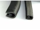 Klemmprofil aus PVC 0.5-2 mm schwarz - Profilgrösse 9.6 x 6.6 mm
