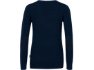 Damen-V-Pullover Merino Wool M tinte - 100% Merinowolle