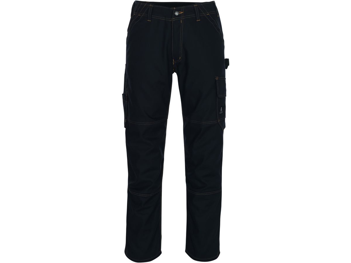 Hose mit Schenkeltaschen, Gr. 90C52 - schwarzblau, 65% PES / 35% CO