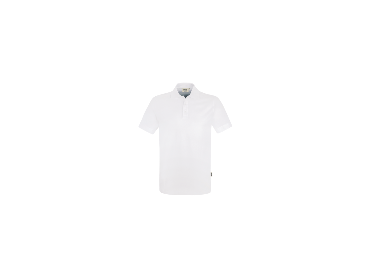 Poloshirt Stretch Gr. S, weiss - 94% Baumwolle, 6% Elasthan, 190 g/m²