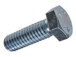 Sechskantschrauben UNC St. 8.8/Grade 5.2 - verzinkt blau chromatiert