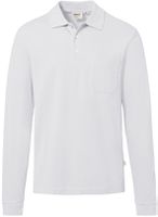 Longsleeve-Pocket-Poloshirt Top - 100% Baumwolle, 200 g/m²
