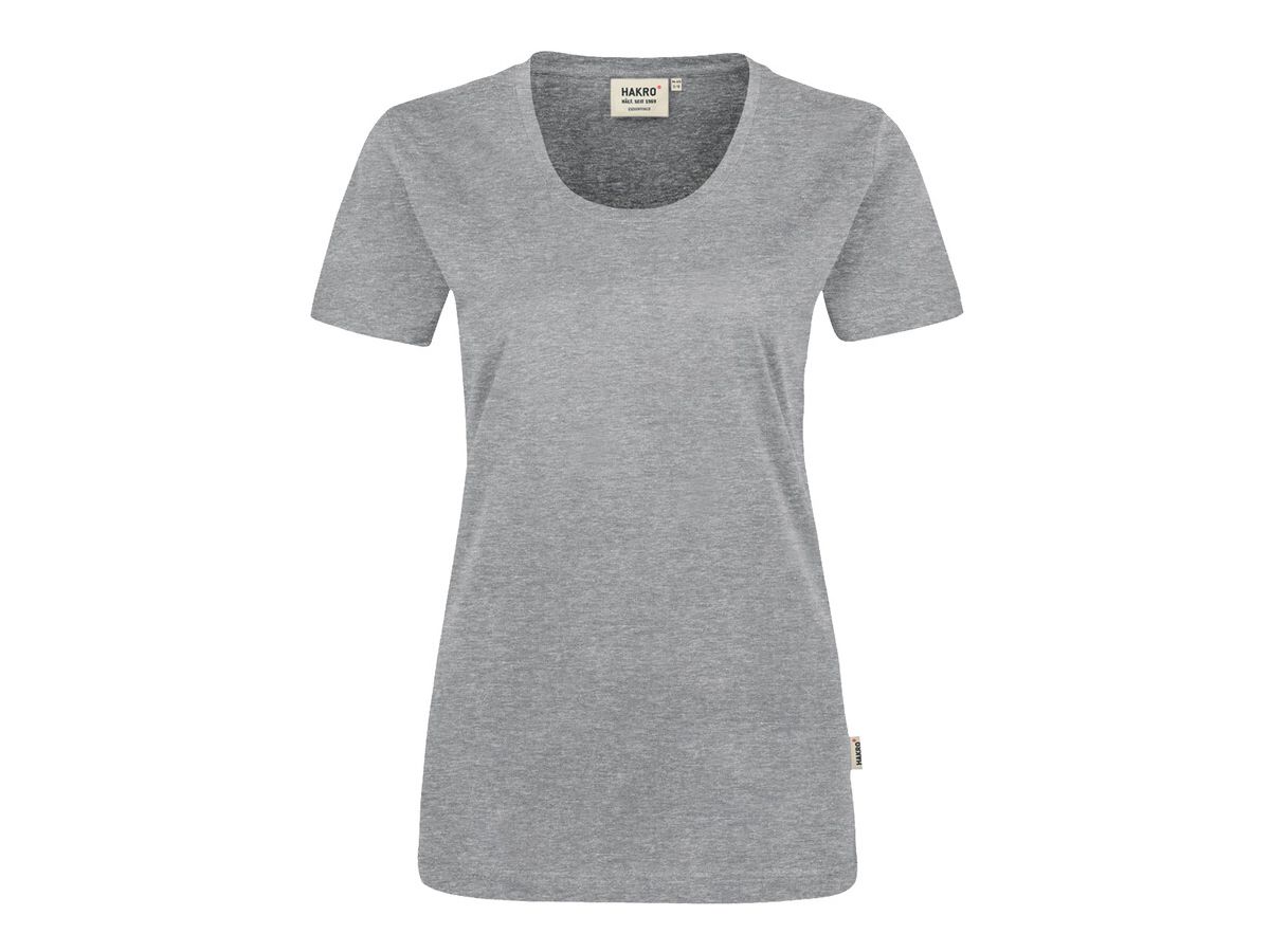 Damen T-Shirt Classic, Gr. XS - grau meliert