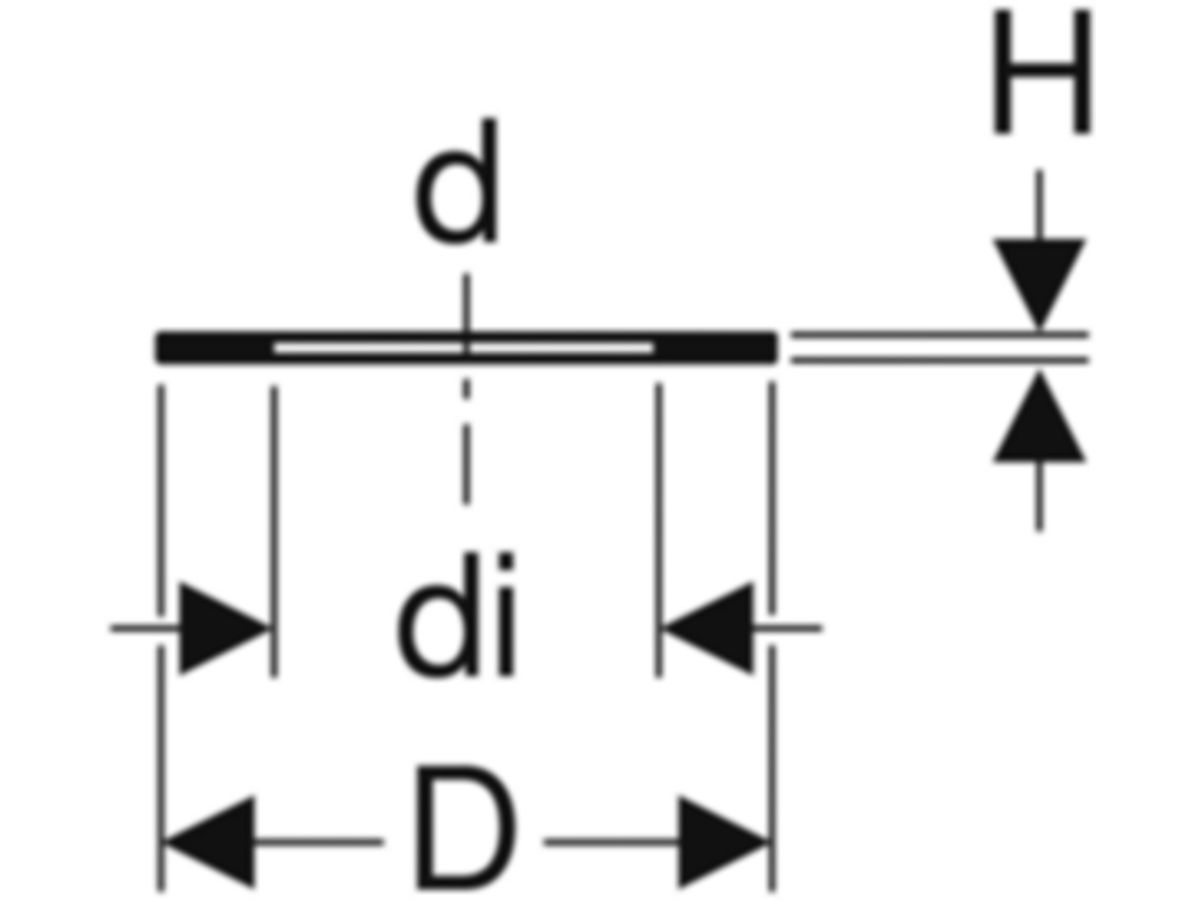 Geberit Flanschdichtung, 200