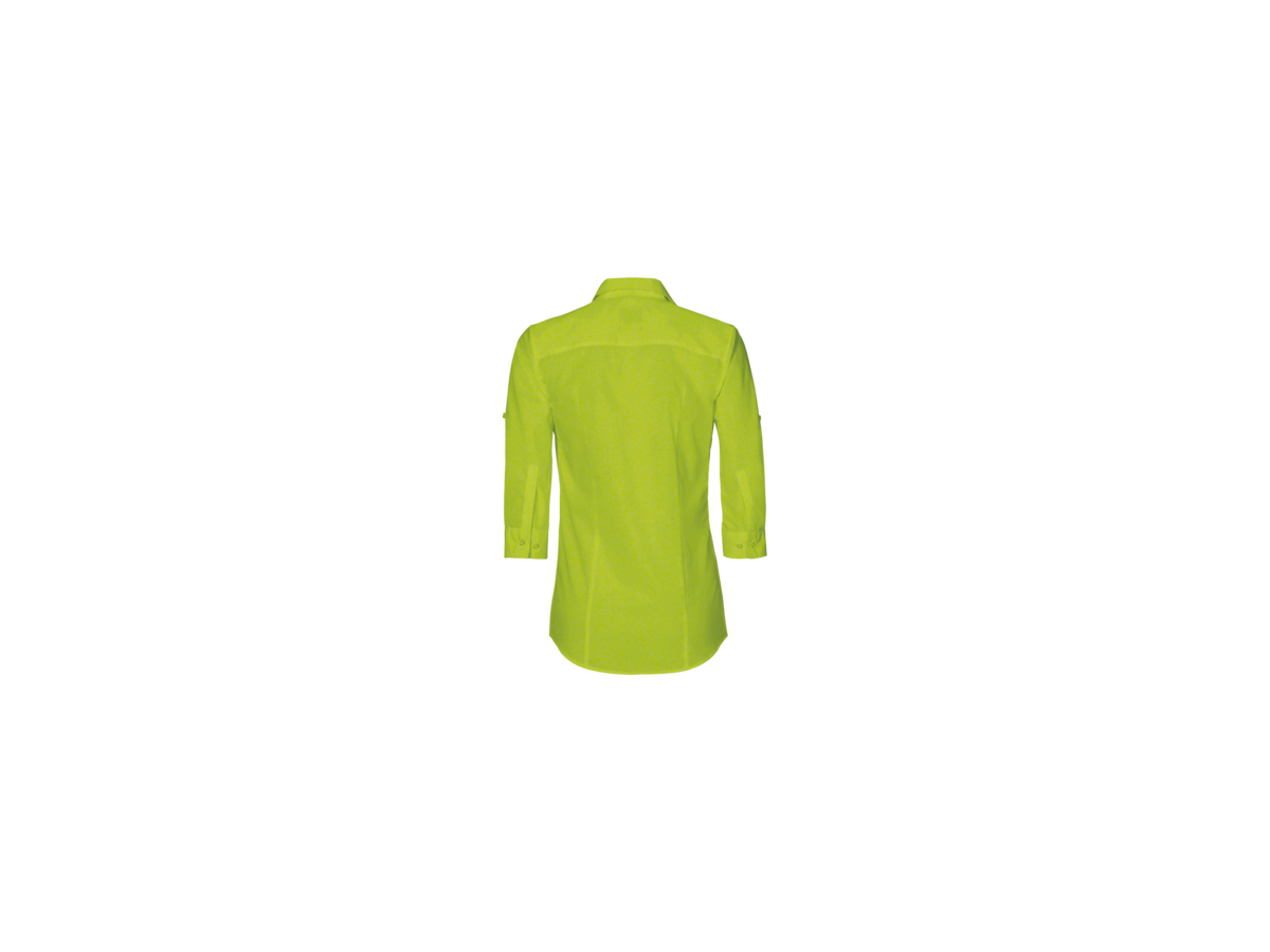 Bluse Vario-¾-Arm Perf. Gr. S, kiwi - 50% Baumwolle, 50% Polyester