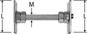Optiflex Einzel-Halterung - für Dose 8410,8411,8417,8500,8506,8531
