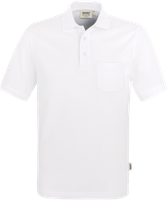 Pocket-Poloshirt Top Gr. 2XL, weiss - 100% Baumwolle, 200 g/m²