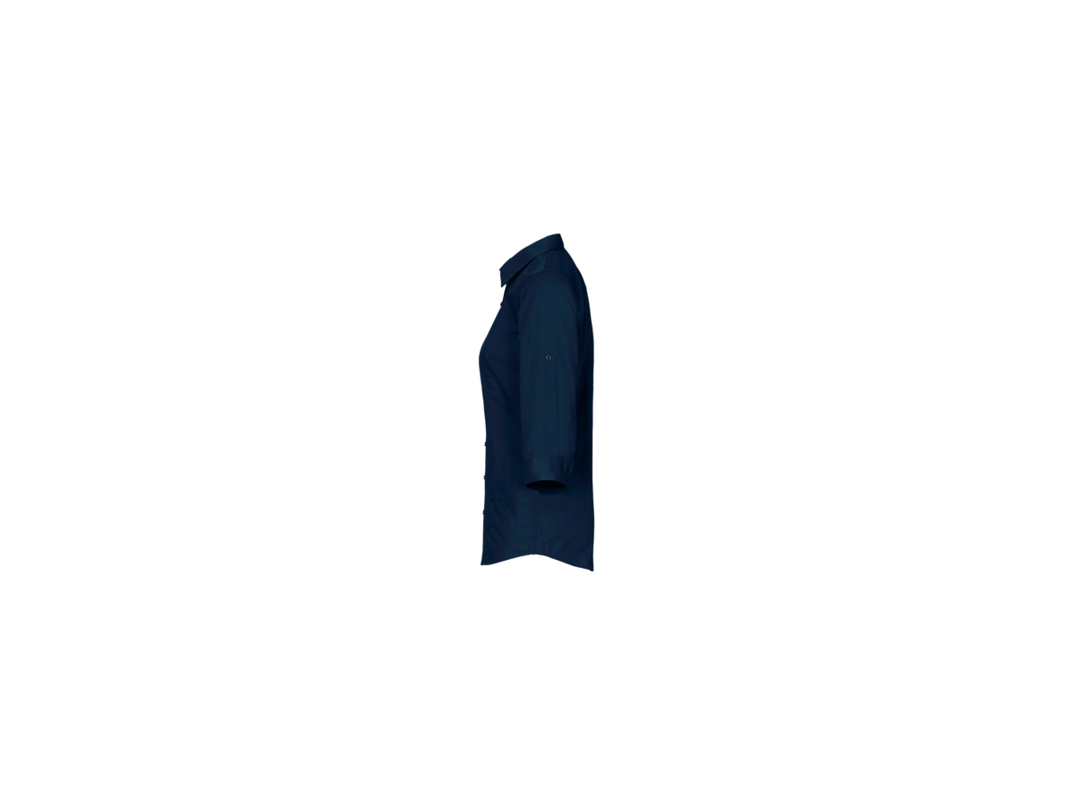 Bluse Vario-¾-Arm Perf. Gr. 6XL, tinte - 50% Baumwolle, 50% Polyester, 120 g/m²
