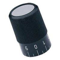 Drehknöpfe mit Skala Elesa IZP+GS - Thermoplast schwarz