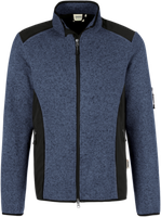Strickfleecejacke Dawson 2XL marine mel. - 100% Polyester, 280 g/m²