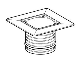 Geberit Einlauftrichter PVC