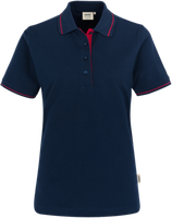 Damen-Poloshirt Casual 2XL tinte/rot - 100% Baumwolle, 200 g/m²