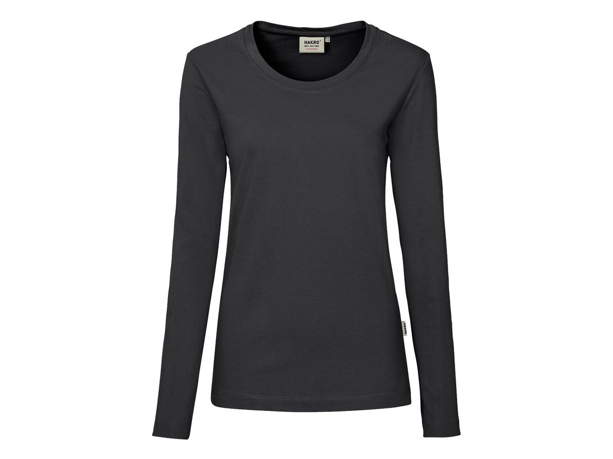 Damen Longsleeve Mikralinar, Gr. 5XL - karbongrau