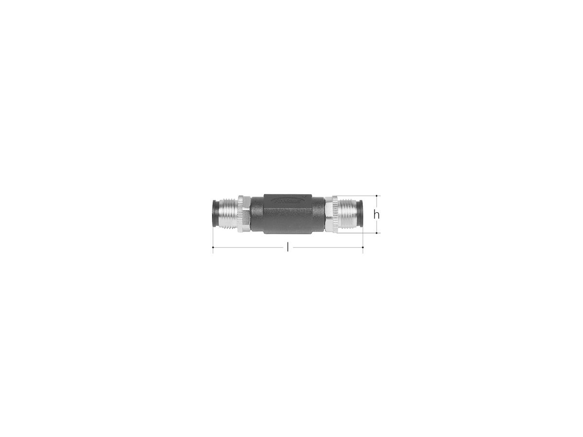 Hycleen Adapter M12 - M12
