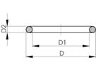 Anschlussdichtung EPDM - passend zu Kugelhahnen Typ 346