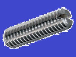 Gewindestifte mit Schlitz und Kegelkuppe - INOX A1 ISO 4766 DIN 551