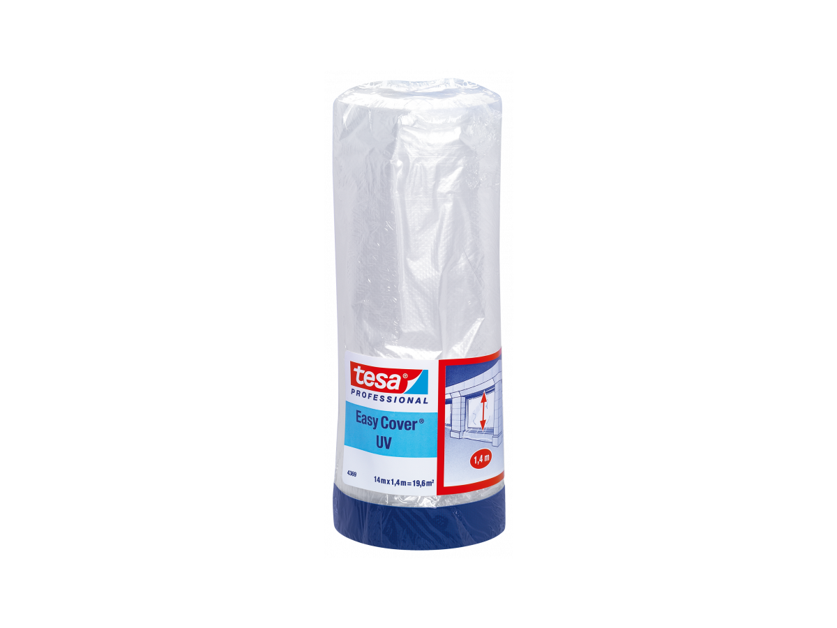 Abdeckfolie TESA Easy Cover UV - Aussenbereich, die 2-in-1 Lösung