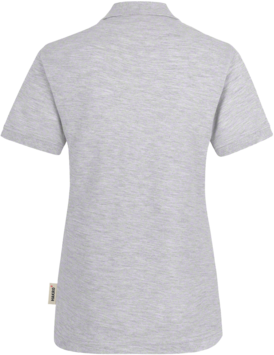 Damen-Poloshirt Classic M ash meliert - 98% Baumwolle, 2% Viscose