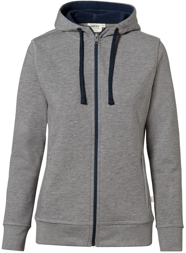 Women-Kapuzen-Jacke Bonded 55 % Polyest. - 45 % Baumwolle, 340 g /m²