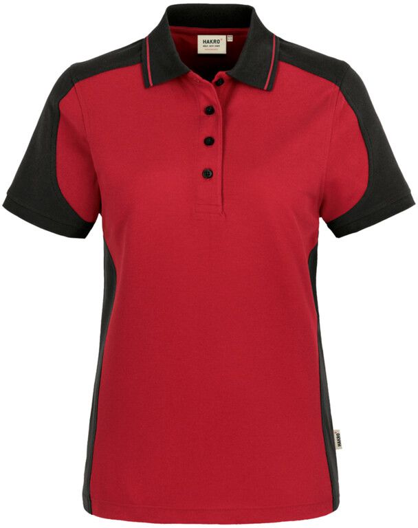 Damen-Poloshirt Contrast Performance - 50% Baumwolle, 50% Polyester, 200 g/m²