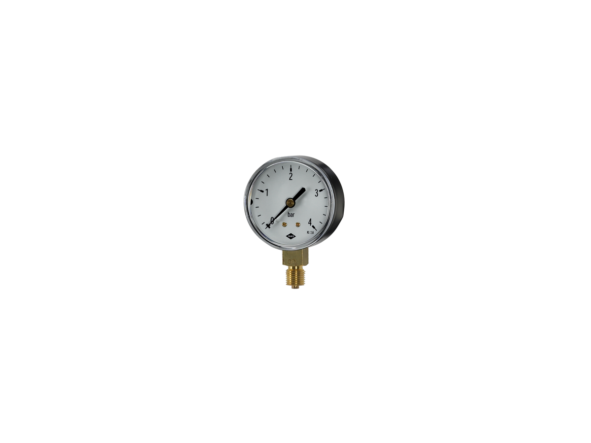 Manometer JAKO NG 63x2.5 bar Fig.30 - Anschluss unten 1/4"