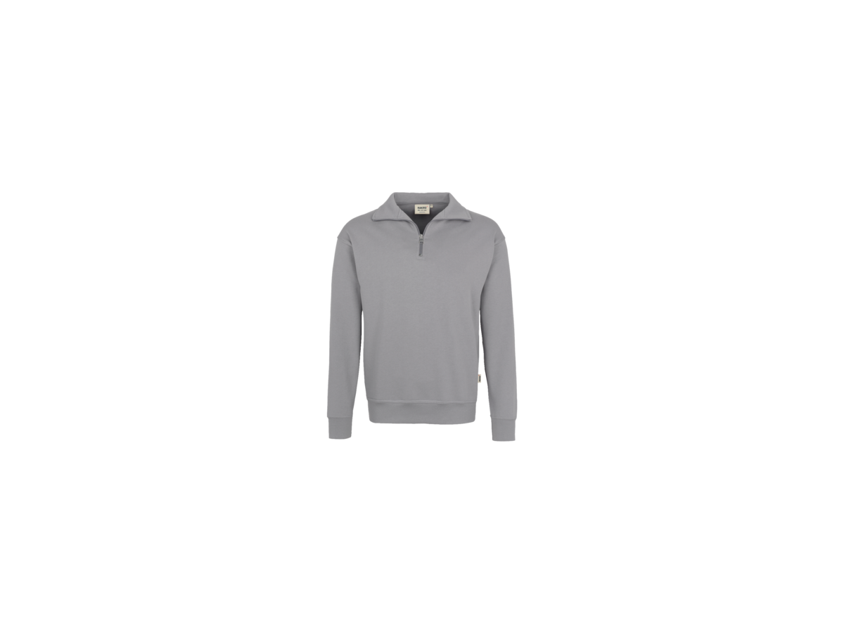 Zip-Sweatshirt Premium Gr. L, titan - 70% Baumwolle, 30% Polyester