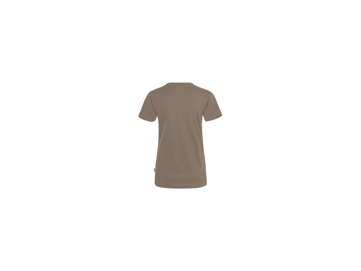 Damen-V-Shirt Performance Gr. XL, nougat - 50% Baumwolle, 50% Polyester