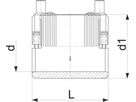 HDPE-Druckschweissmuffe ELGEF 315 mm