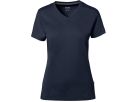 Cotton Tec Damen V-Shirt, Gr. M - tinte