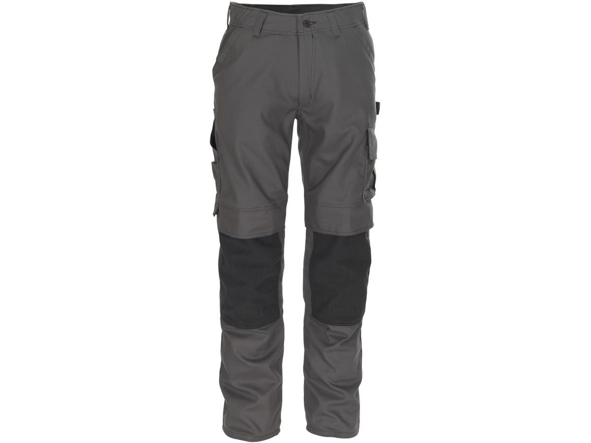 Lerida Bundhose anthrazit Gr. 90C56 - 65% Poly./ 35% Baumwolle, Kontrastnähte