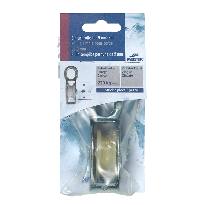 Einfachrolle MEISTER Stahl verzinkt