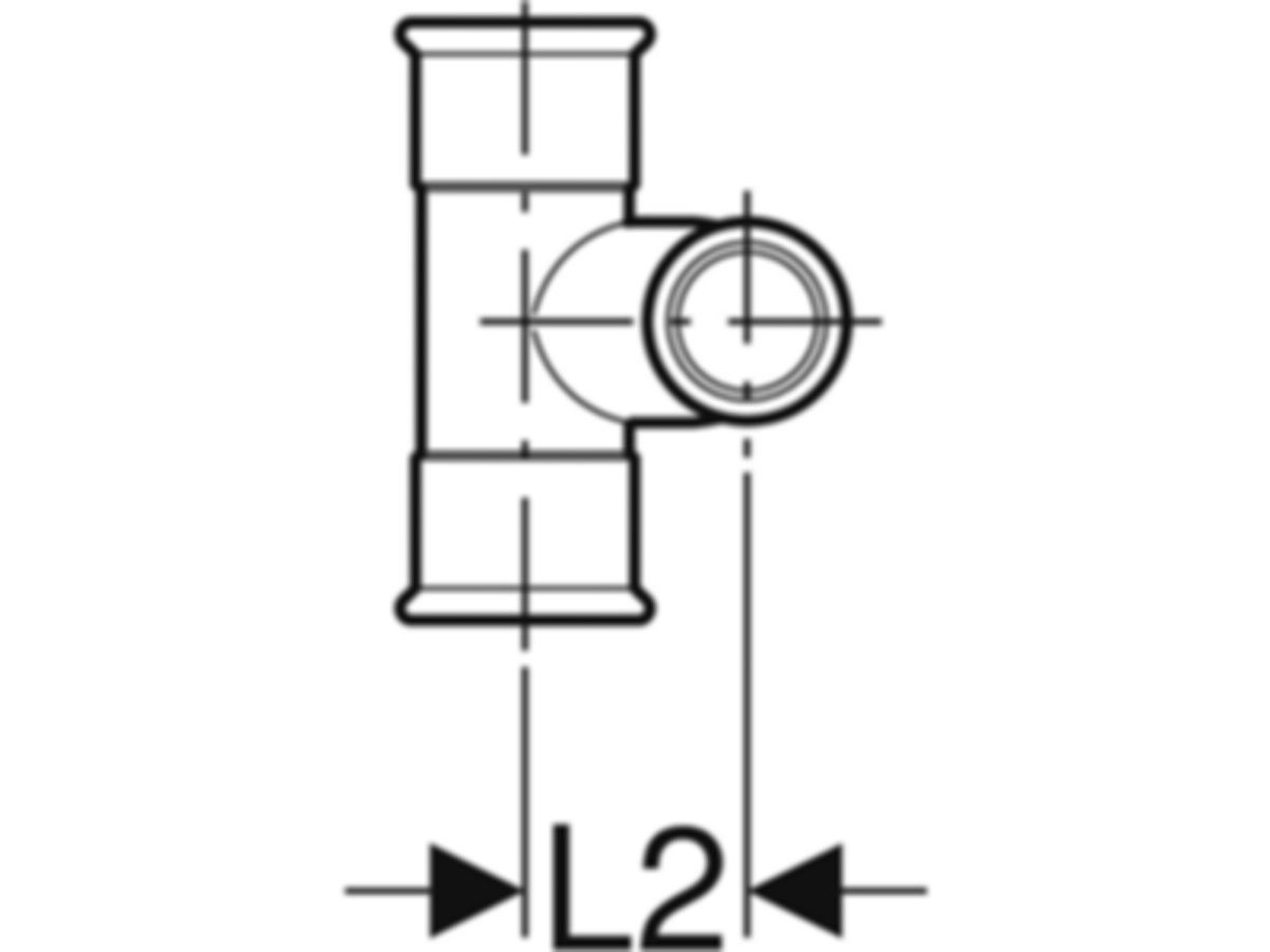 MPF-Kreuzstück 90° 28-18 mm