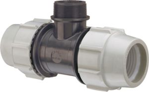 Plasson T-Verbindungsstück Abgang AG - Typ 7840