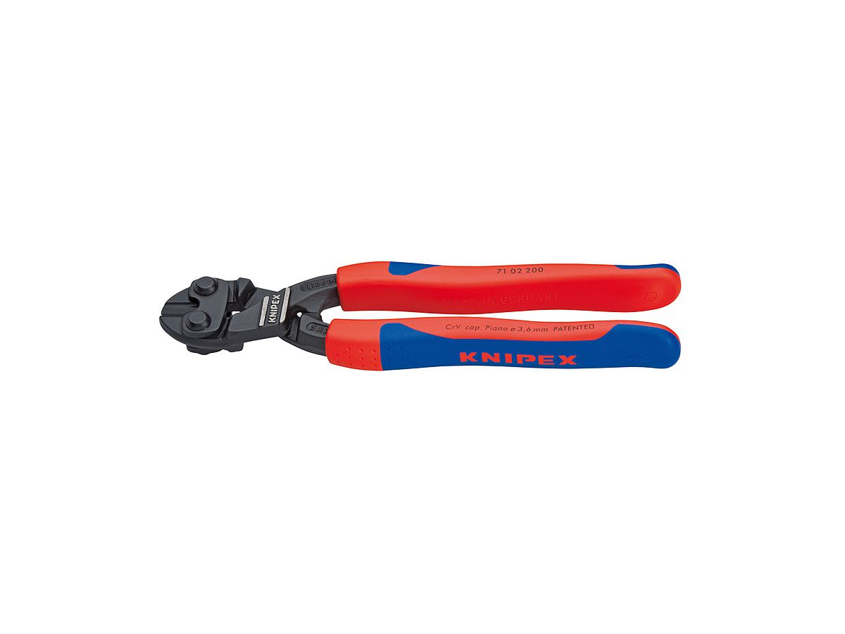 Bolzenschneider "Cobolt" KNIPEX 7121 - 200 mm Schneide 20°abgewinkelt