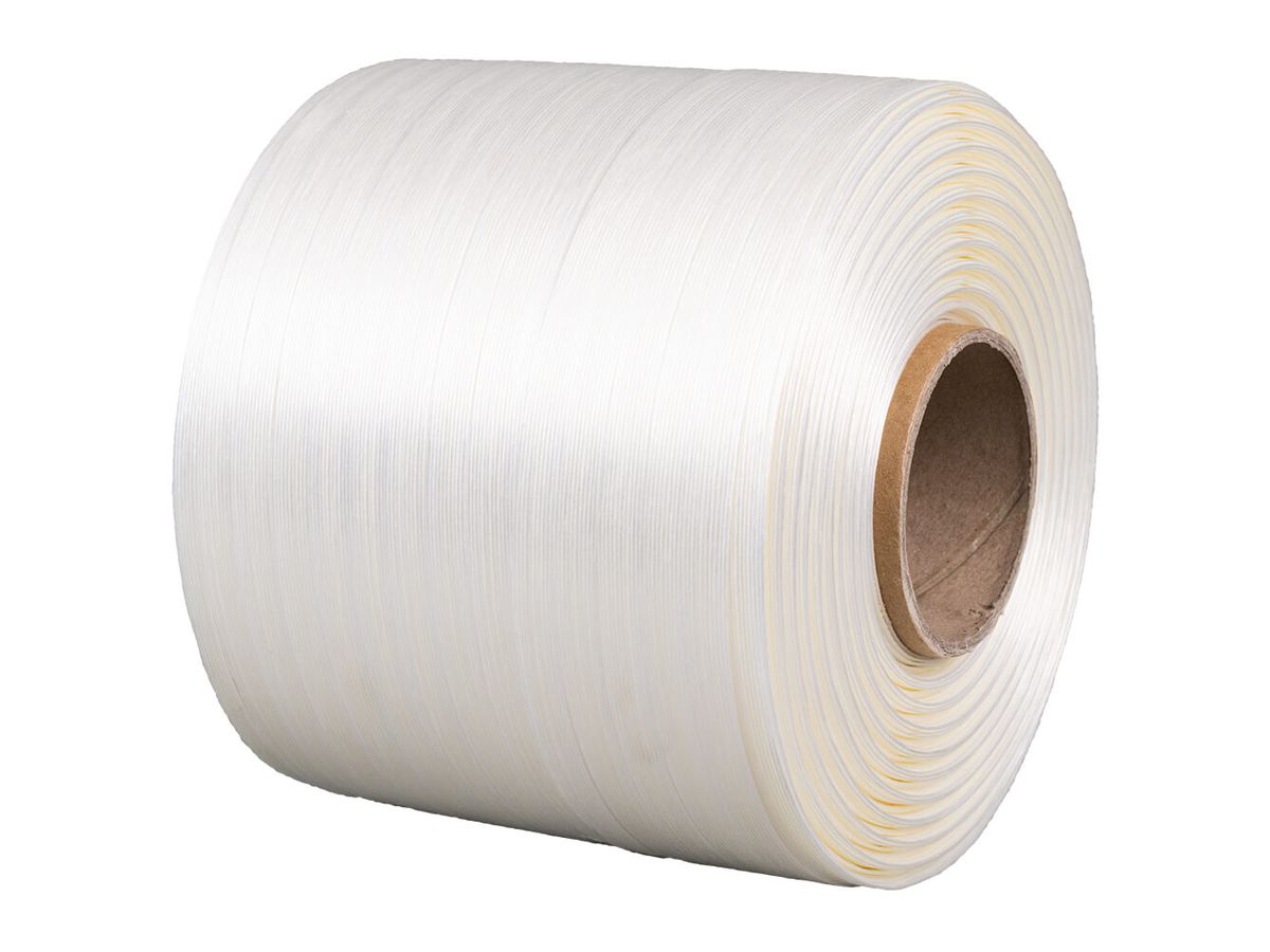Gewebe-Umreifungsband Polyester - Format: 16mmx850m, Reisskraft: 450Kg.