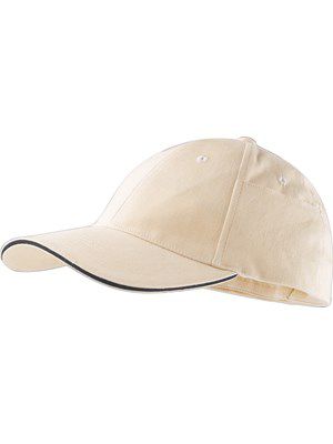 HARVEST MILLER Stretch-Cap beige/schwarz - in Twill mit Tasche Grösse M