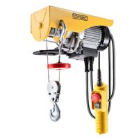 Seilwinde elektrisch FortecII, 250/500kg - Hubhöhe: 12/6m, 0.9kW, Seil.ø: 4.2mm