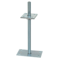 Pfostenstütze Universal Stahl verz. - 80x80x8/150x80x5 L=330/M20