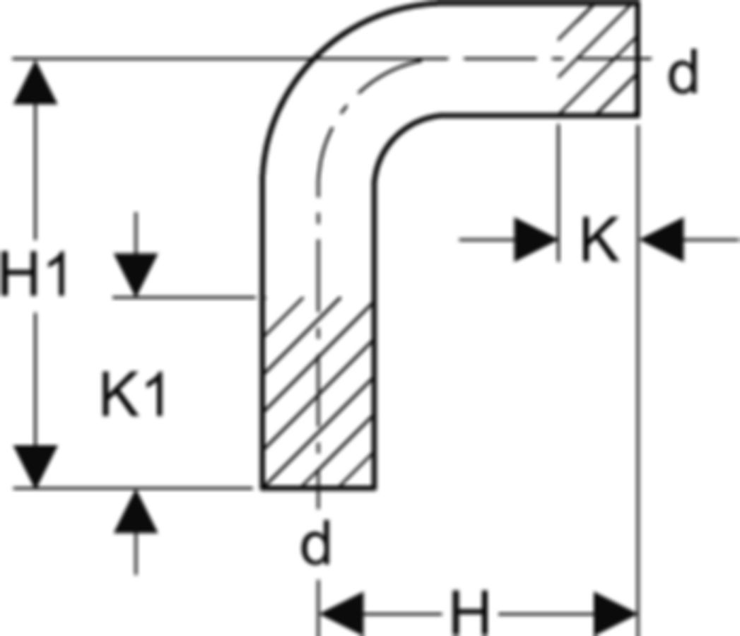 Rohrbogen 90° C-Stahl - Eurotubi