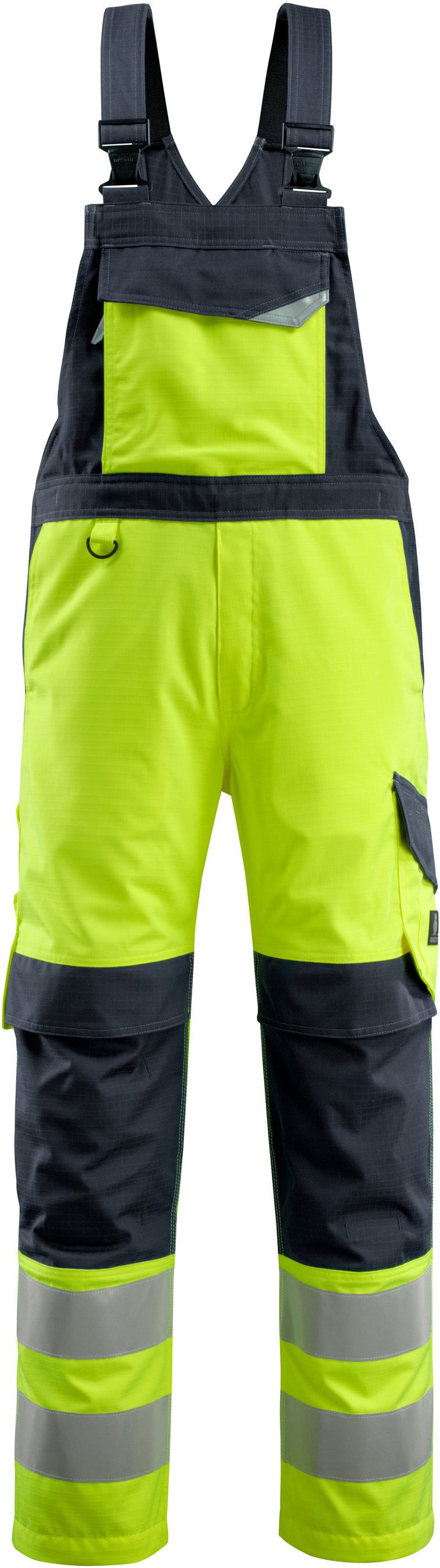 MASCOT DAVOS LATZHOSE Zweifarbig - 60% Modacryl/39% Baumwolle/1% Kohlefaser