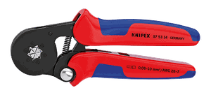 Crimpzange Vierkant-Crimp brüniert - 0.08 x 16.0 mm2, 180mm für Aderendhülsen