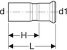 MPF-Reduktion San. 22-18 mm Nr. 32306