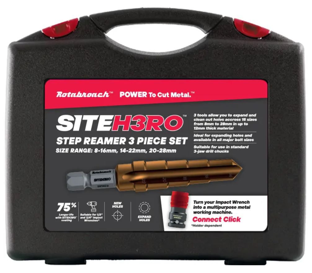 Stufenreibahlensatz SITEH3RO HSS - SHRSR1, 8-16 / 14-22 / 20-28 mm