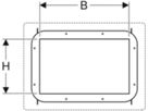 Geberit GIS Nischenablagebox - befliesbar