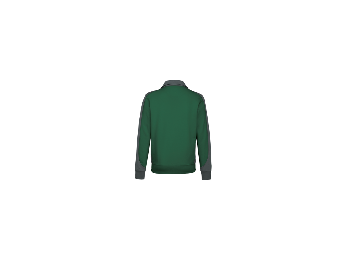 Sweatjacke Contr. Perf. 4XL tanne/anth. - 50% Baumwolle, 50% Polyester, 300 g/m²