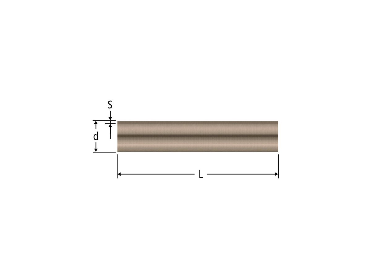 Optifitt-Serra-Rohr 11/2" - Länge à 3 Meter