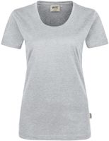 Damen T-Shirt Classic, Gr. 2XL - ash meliert